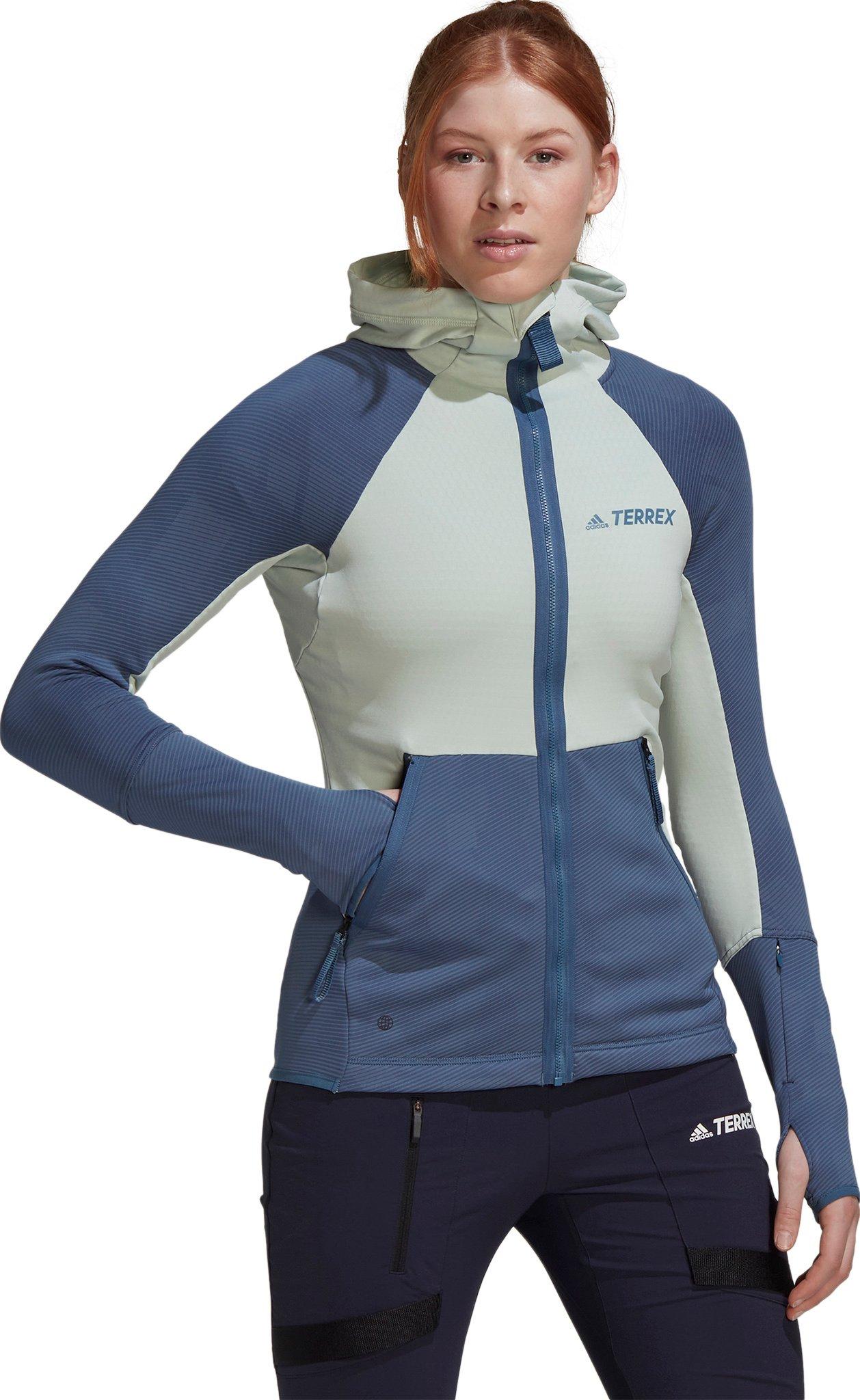 Product gallery image number 7 for product Terrex Tech Flooce Hooded Hiking Fleece Shirt - Women's