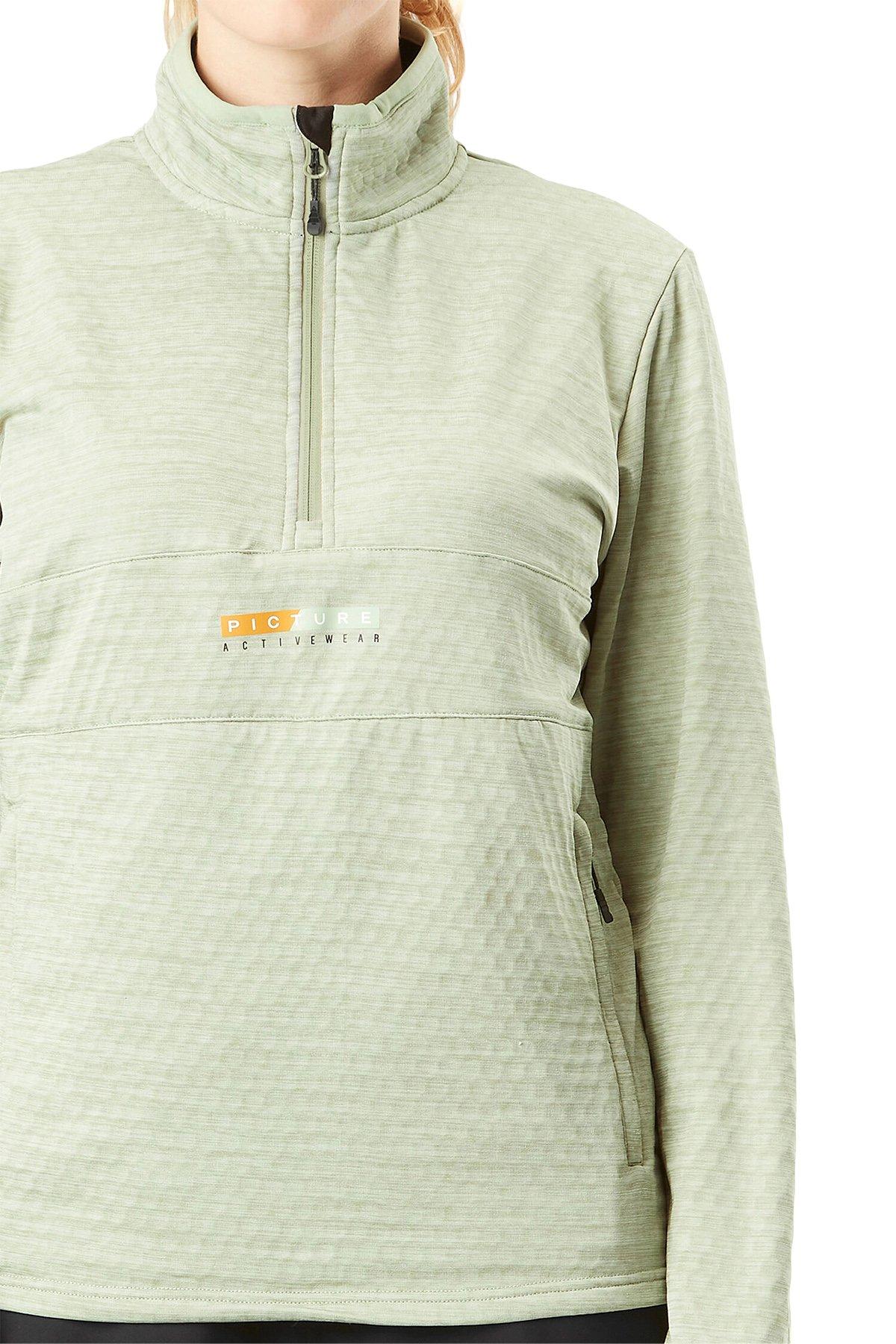 Product gallery image number 3 for product Tahita 1/4 Zip Grid Fleece Pullover - Women's