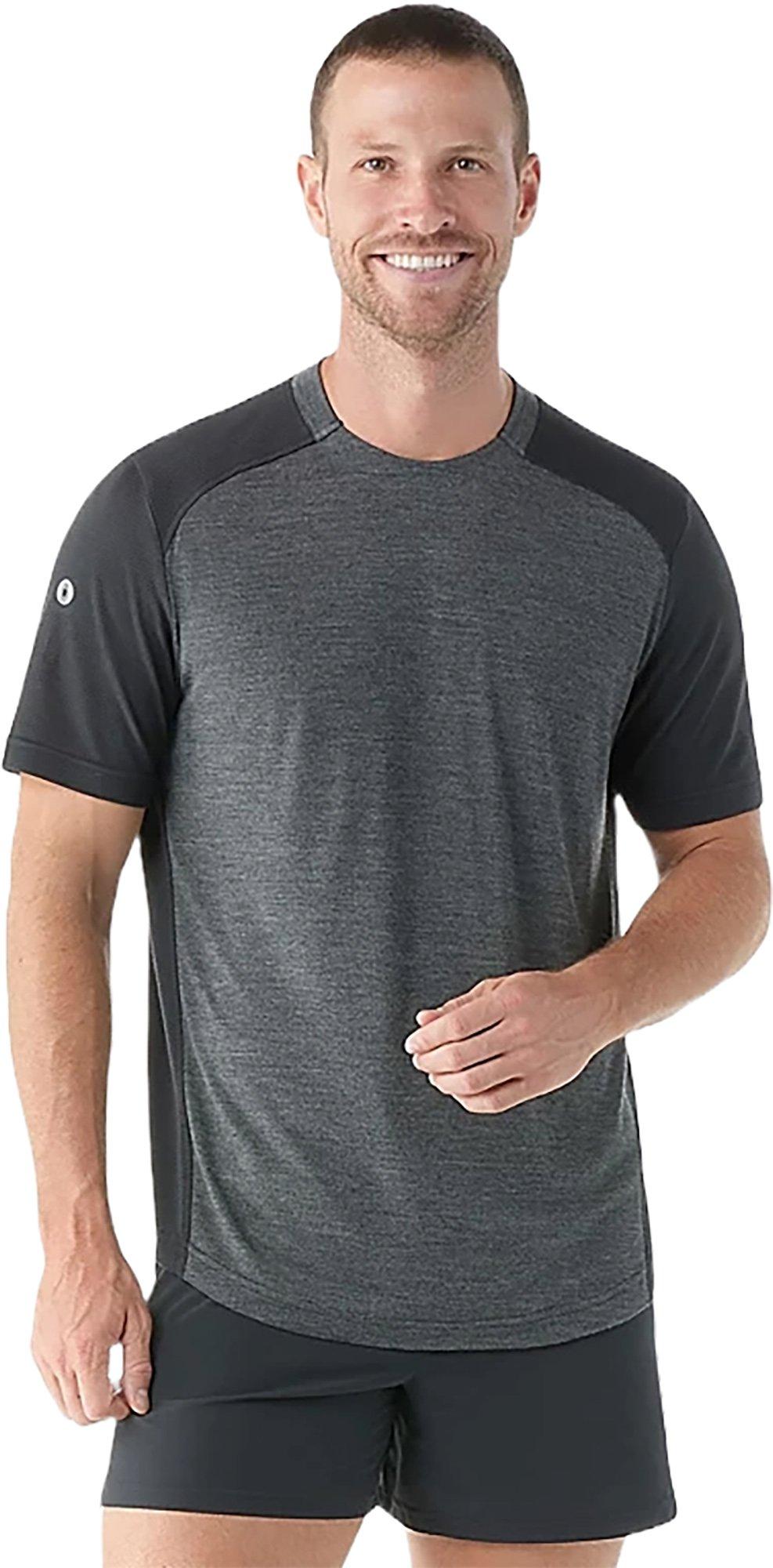 Numéro de l'image de la galerie de produits 3 pour le produit T-shirt à manches courtes de sport avec tricot filet - Homme