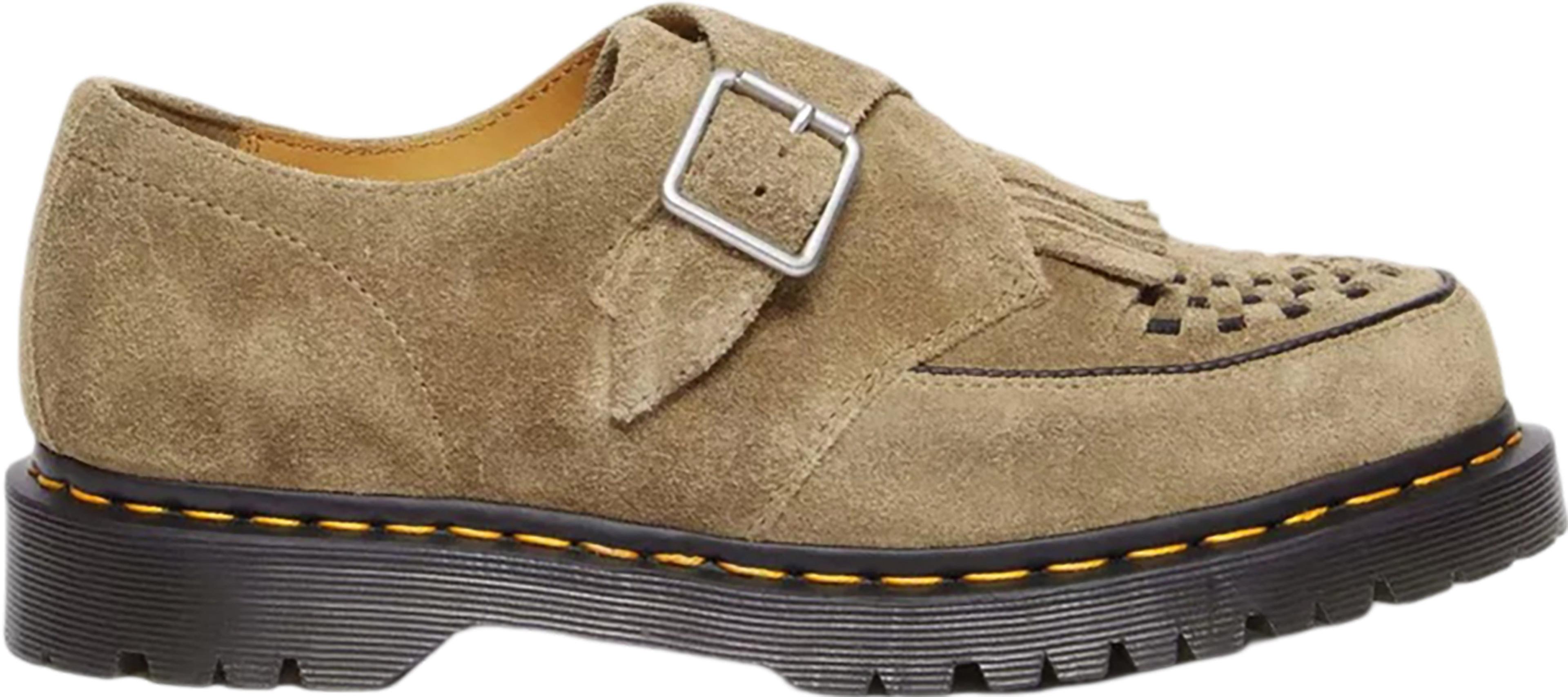 Product image for Ramsey Suede Kiltie Buckle Creepers Shoes - Unisex