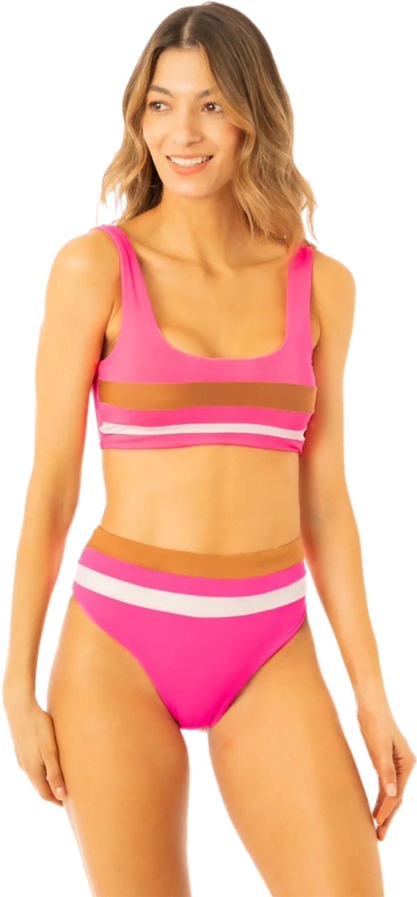 Product gallery image number 3 for product Issey Radiant Pink Sporty Bralette Bikini Top - Women's