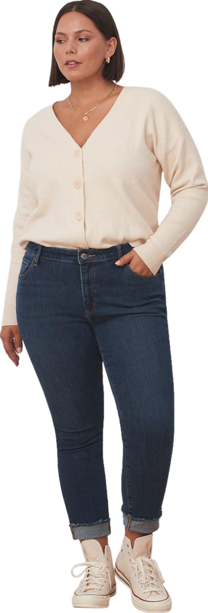 Numéro de l'image de la galerie de produits 2 pour le produit Jean coupe étroite à taille classique Rachel - Femme