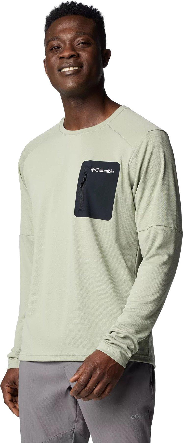 Product gallery image number 3 for product Columbia Tech Knit Long Sleeve Crew Neck T-Shirt - Men's