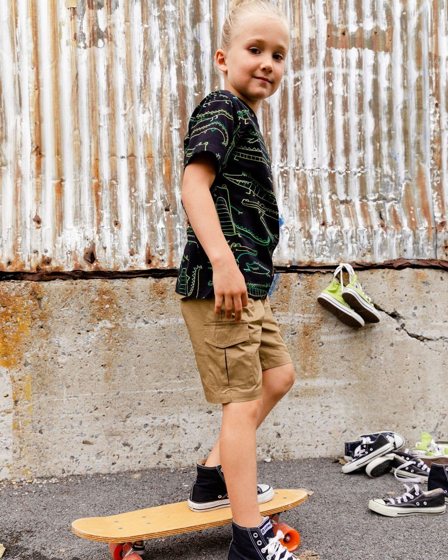 Product gallery image number 2 for product Parachute Short With Cargo Pockets - Little Boys