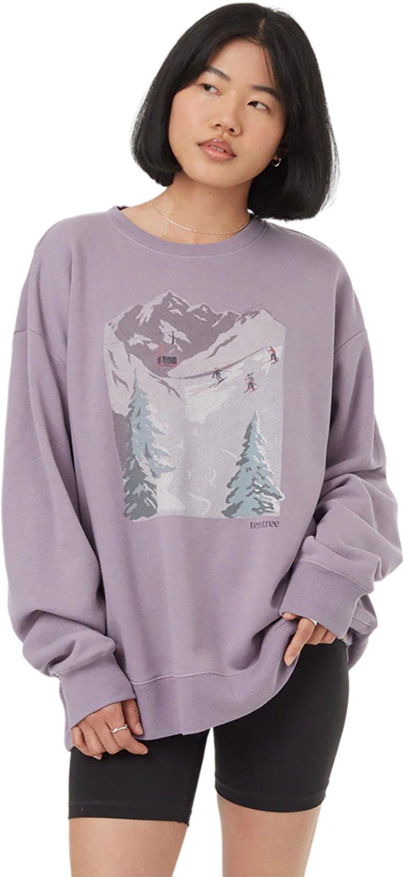 Product gallery image number 1 for product Alpine Oversized Crew Neck Sweatshirt - Women's