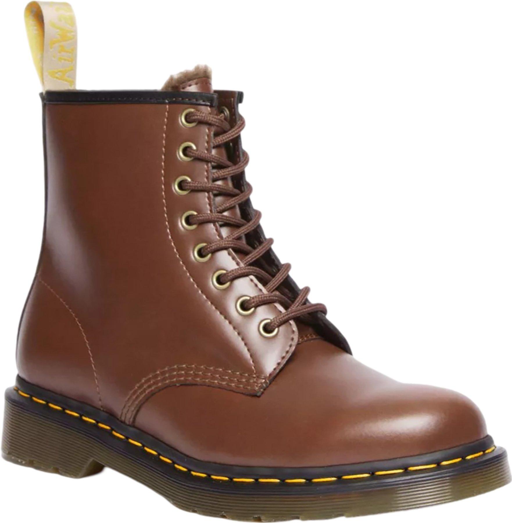 Image de produit pour Bottes à lacets doublées Vegan 1460 Borg - Unisexe