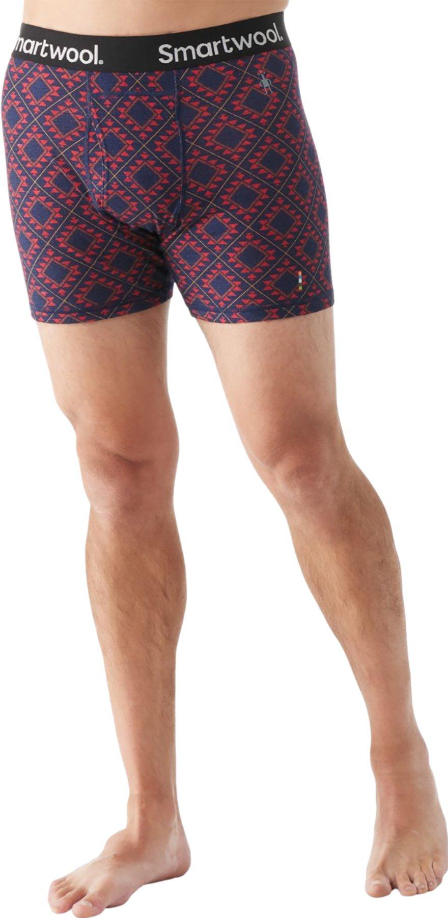 Product gallery image number 3 for product Merino Print Boxed Boxer Brief - Men's 