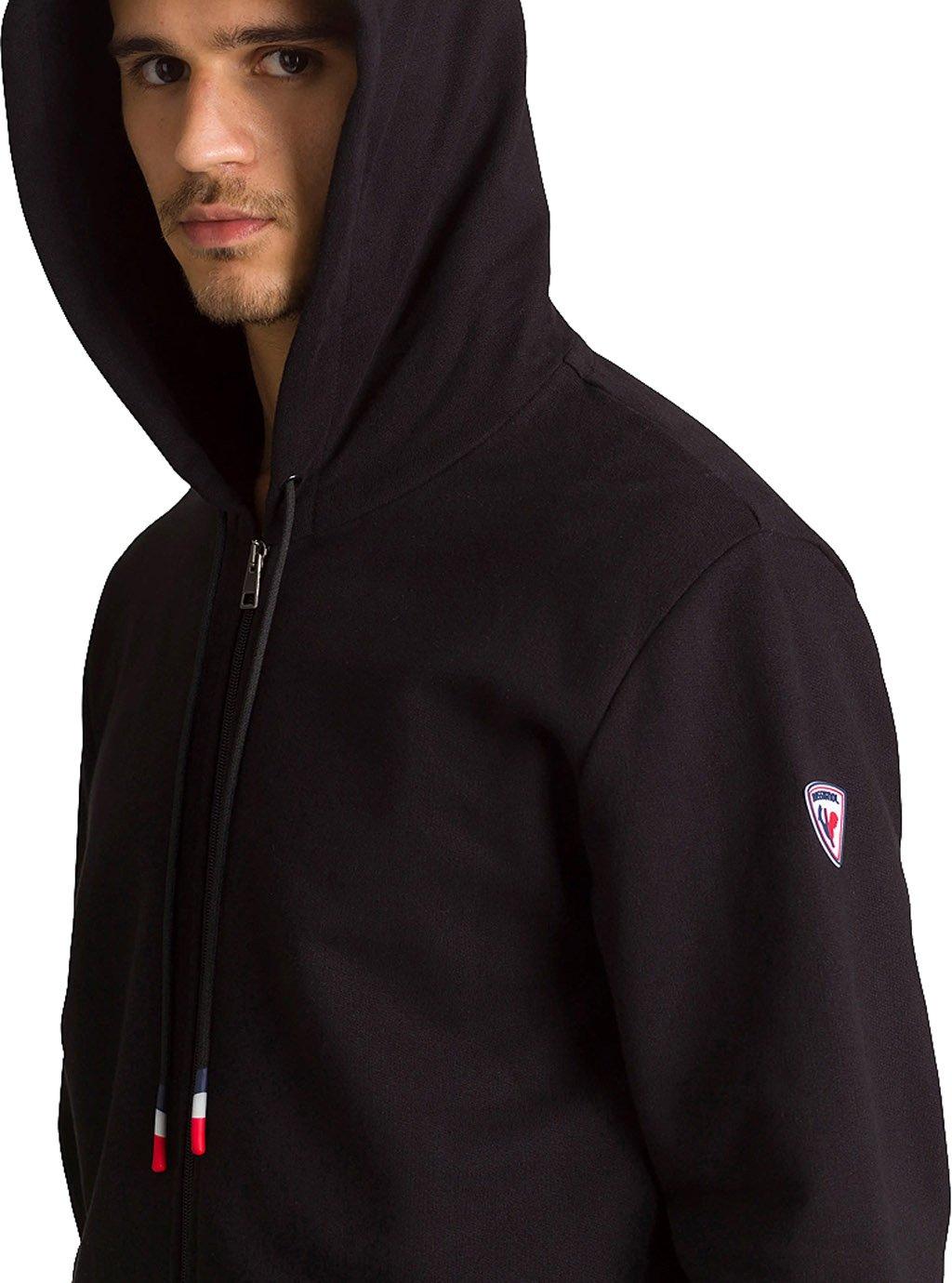 Numéro de l'image de la galerie de produits 3 pour le produit Sweat à capuche en coton avec logo et fermeture éclair - Homme