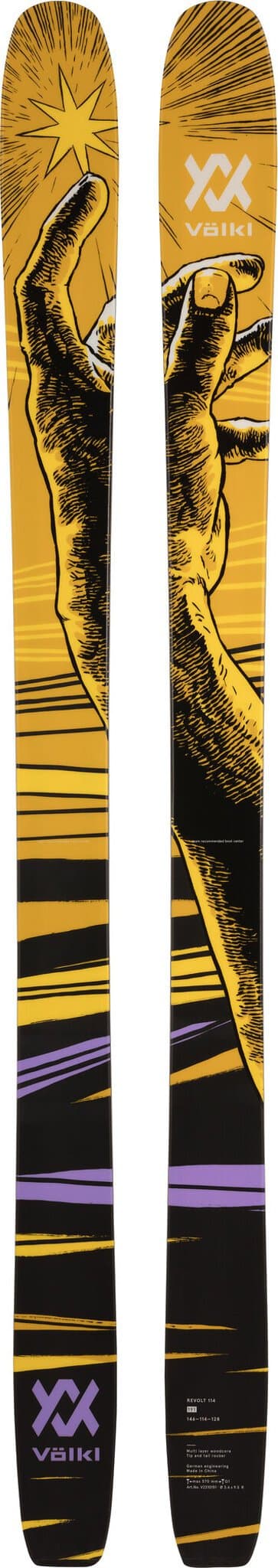 Numéro de l'image de la galerie de produits 1 pour le produit Skis Revolt 114 - Homme