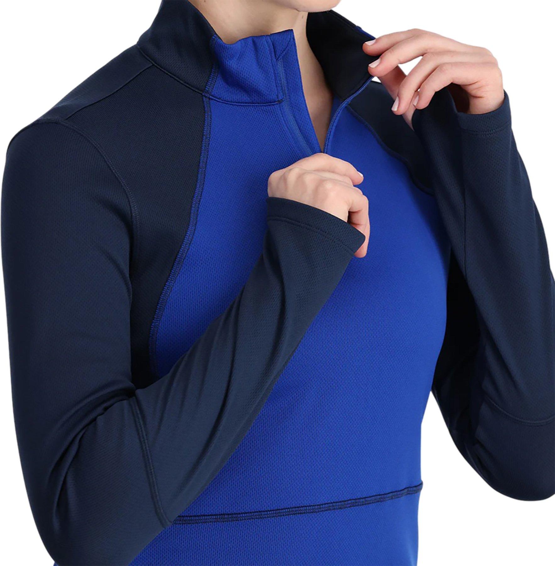 Product gallery image number 3 for product Charger Stretch 1/2 Zip Base Layer Top - Women's