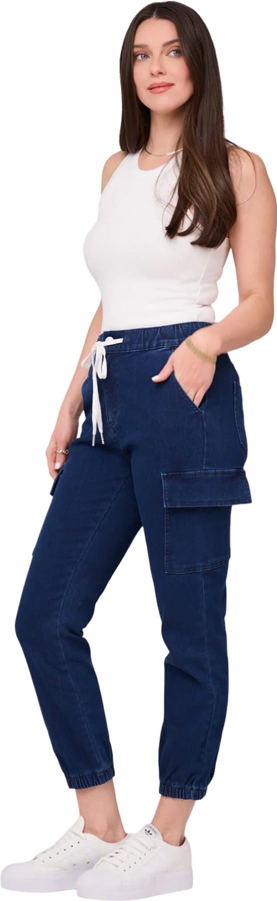 Numéro de l'image de la galerie de produits 2 pour le produit Jeans décontracté taille haute Malia - Femme