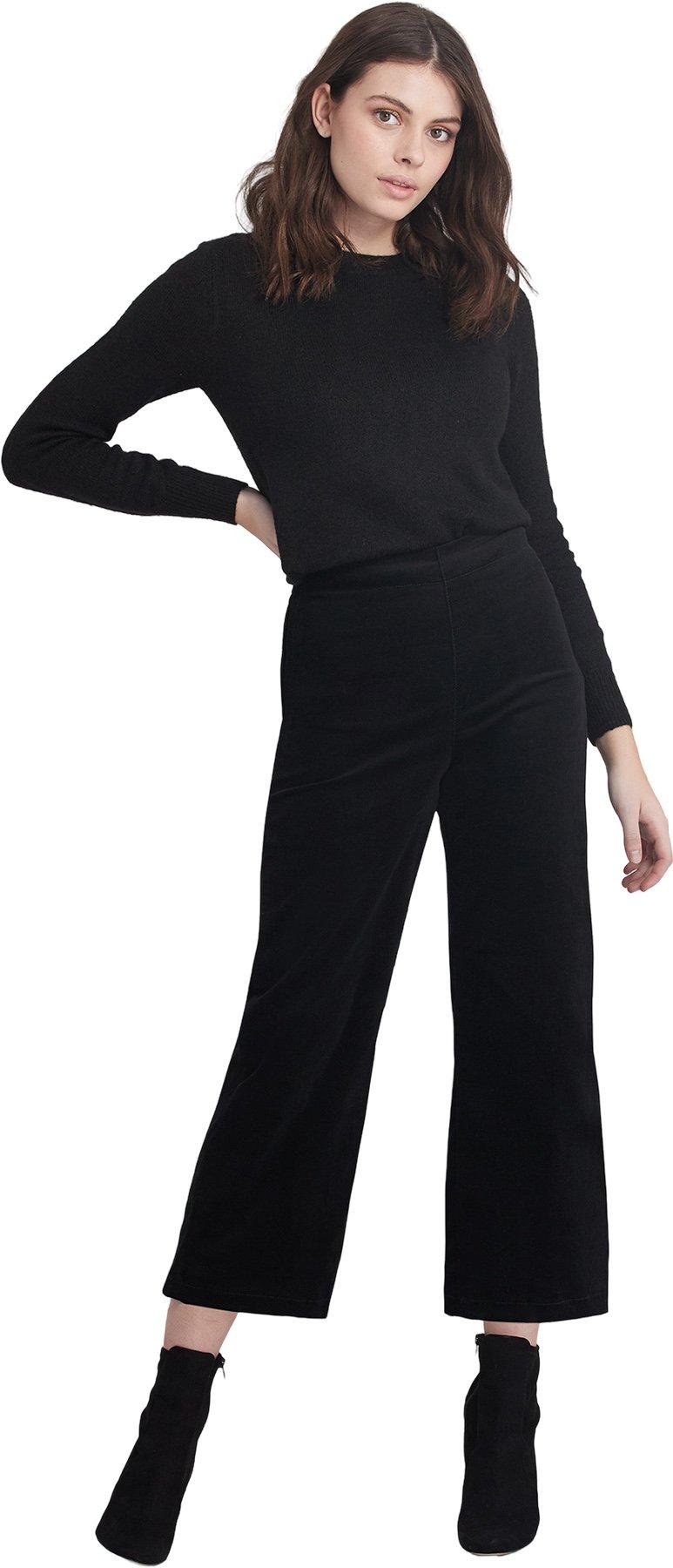 Image de produit pour Pantalon à jambe large et taille classique Lily - Femme