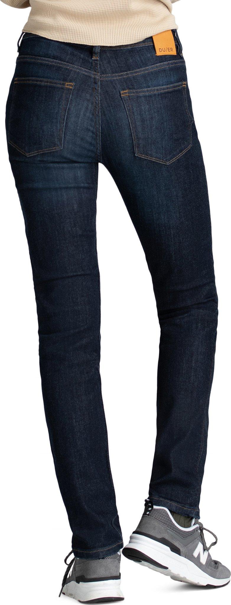 Product gallery image number 5 for product Performance Denim Slim Straight Jeans - Women's