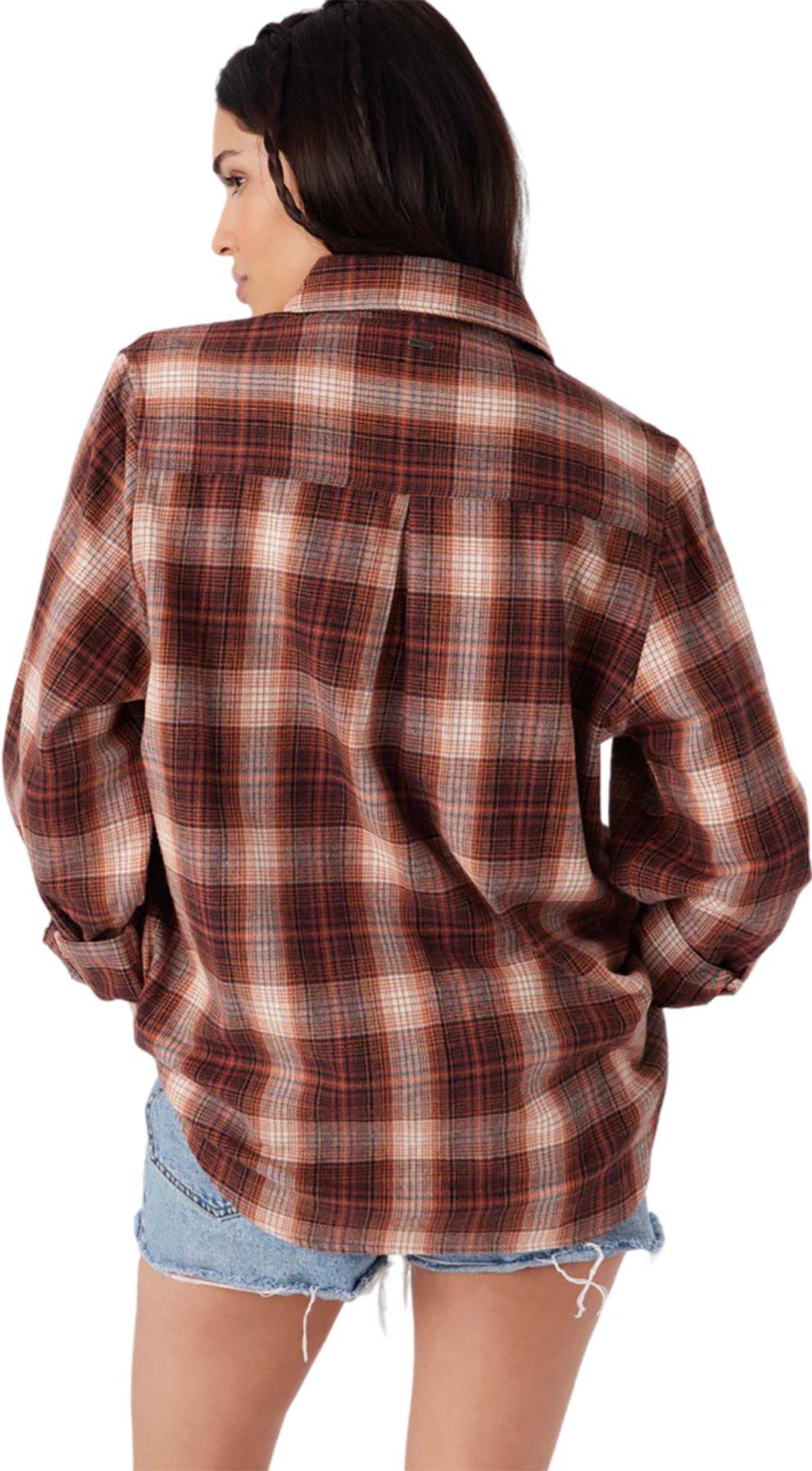 Product gallery image number 4 for product Brooks Flannel Oversized Fit Shirt - Women's