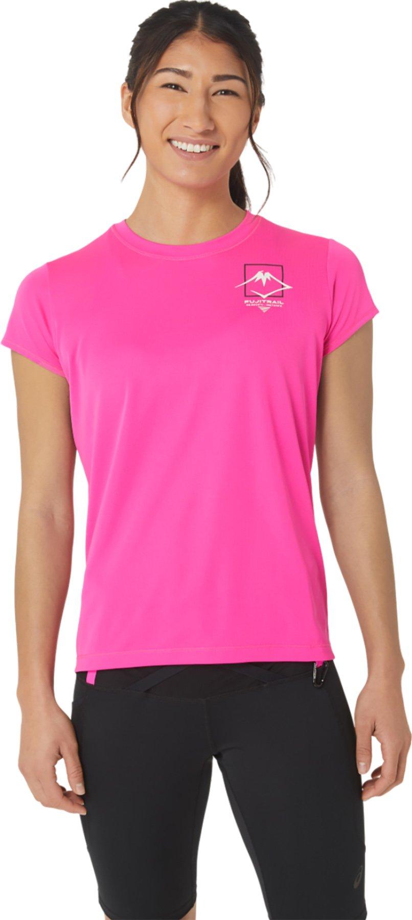 Image de produit pour Haut de course à manches courtes avec logo Fujitrail - Femme