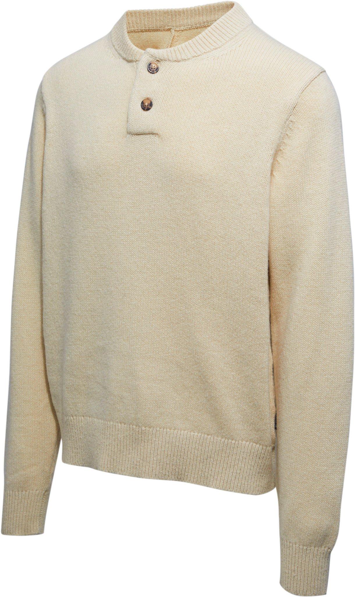 Product gallery image number 3 for product Recycled Wool-Blend Buttoned Sweater - Men's