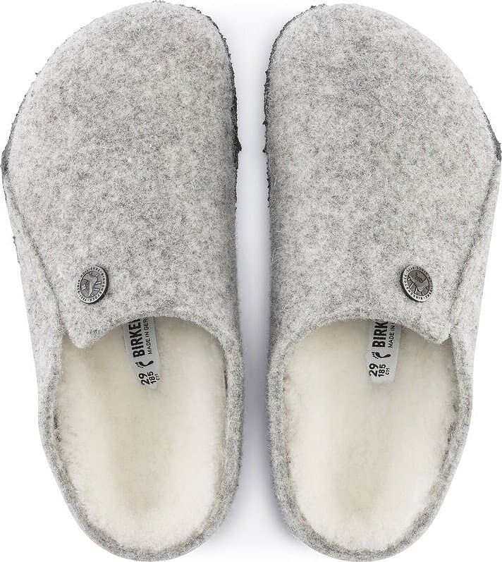 Product gallery image number 4 for product Zermatt Shearling Wool Felt Slippers [Narrow] - Kid