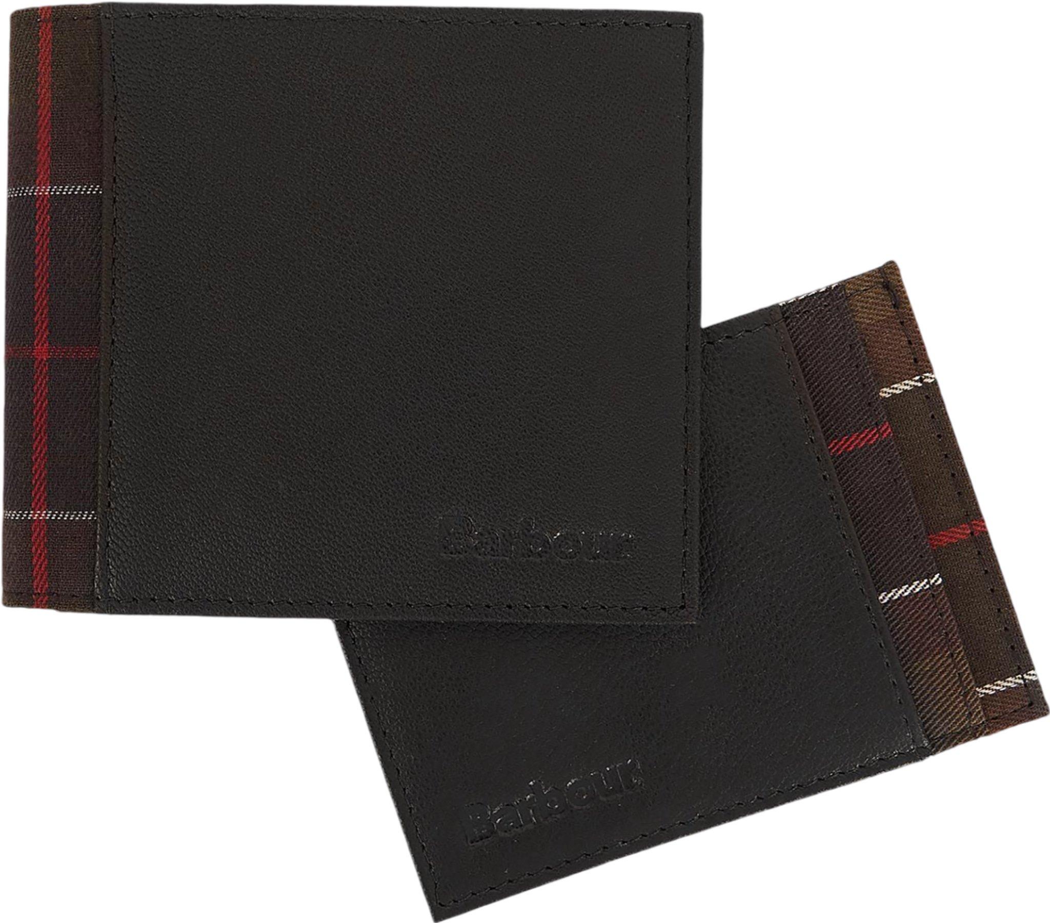 Product gallery image number 4 for product Leather Tartan Wallet and Cardholder Gift Set - Men's