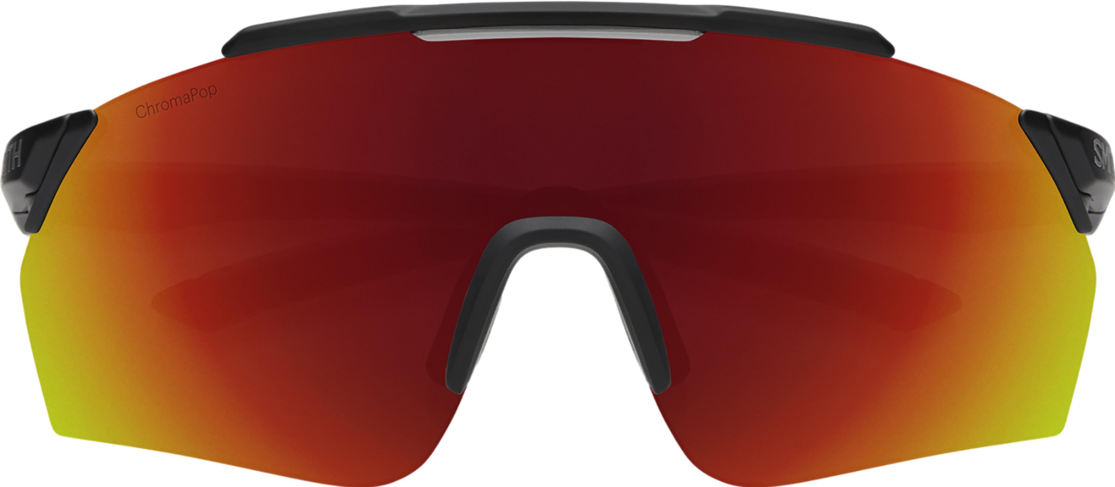 Numéro de l'image de la galerie de produits 2 pour le produit Lunettes de soleil Ruckus - Matte Black - Verres ChromaPop Red Mirror - Unisexe