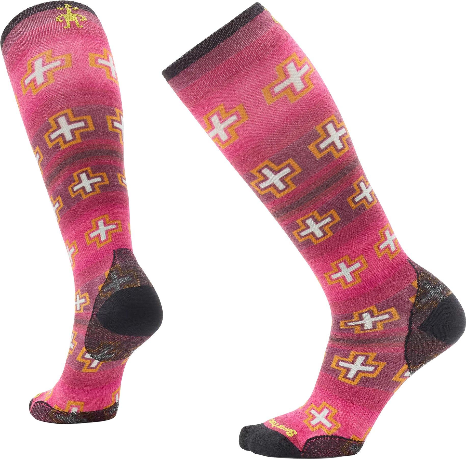 Product image for Ski Zero Cushion Paths Crossed Print OTS Socks - Women's