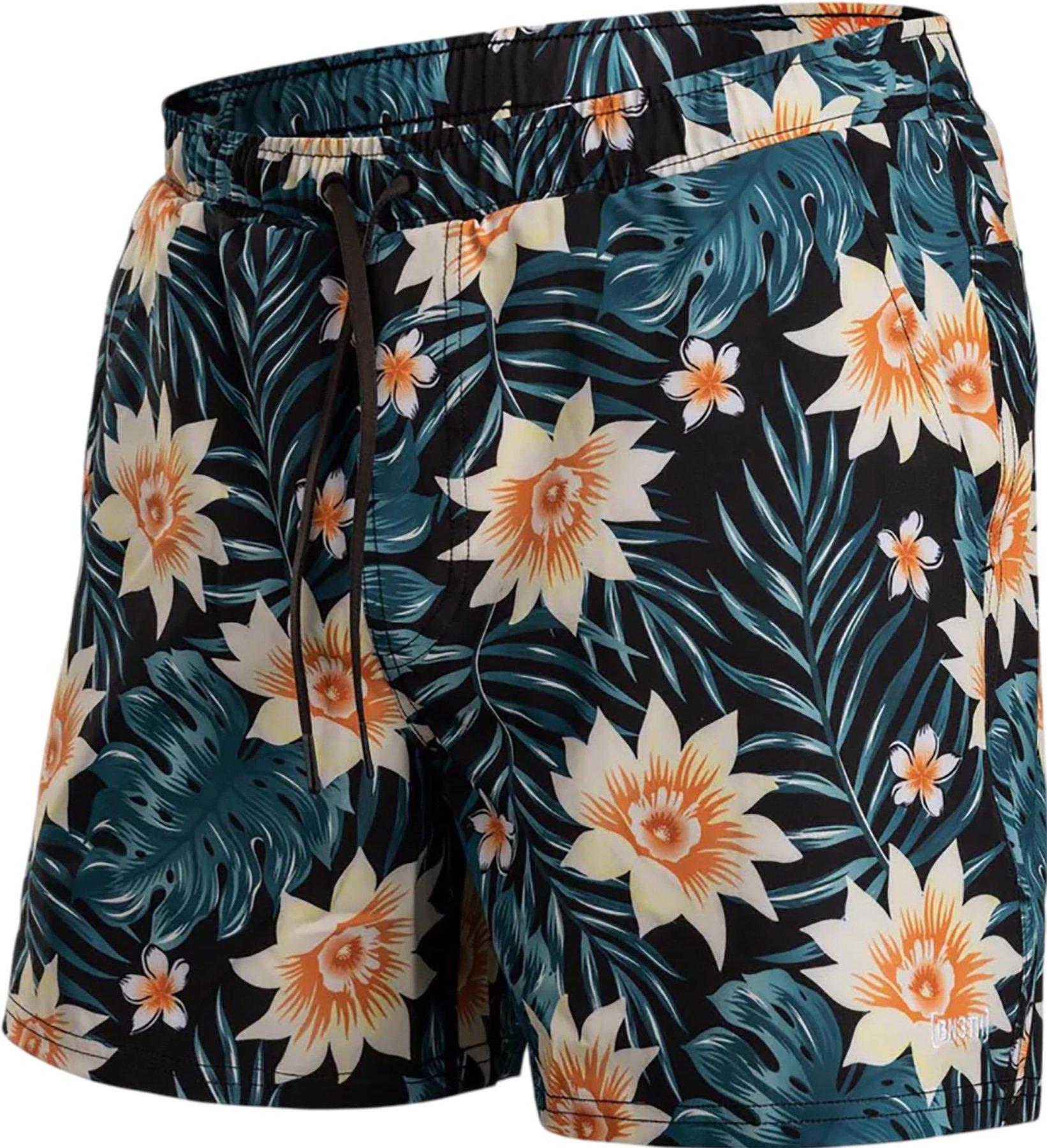 Tropical Floral Black