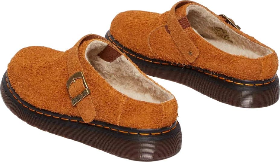 Product gallery image number 9 for product Isham Faux Shearling Lined Suede Mules - Unisex