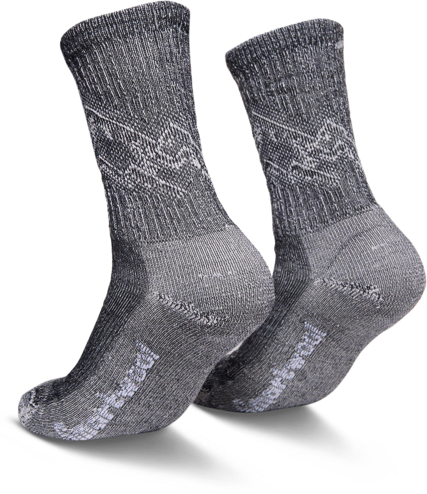 Numéro de l'image de la galerie de produits 2 pour le produit Chaussettes mi-mollet à matelassage léger à motif de montagne Hike Classic Edition - Homme