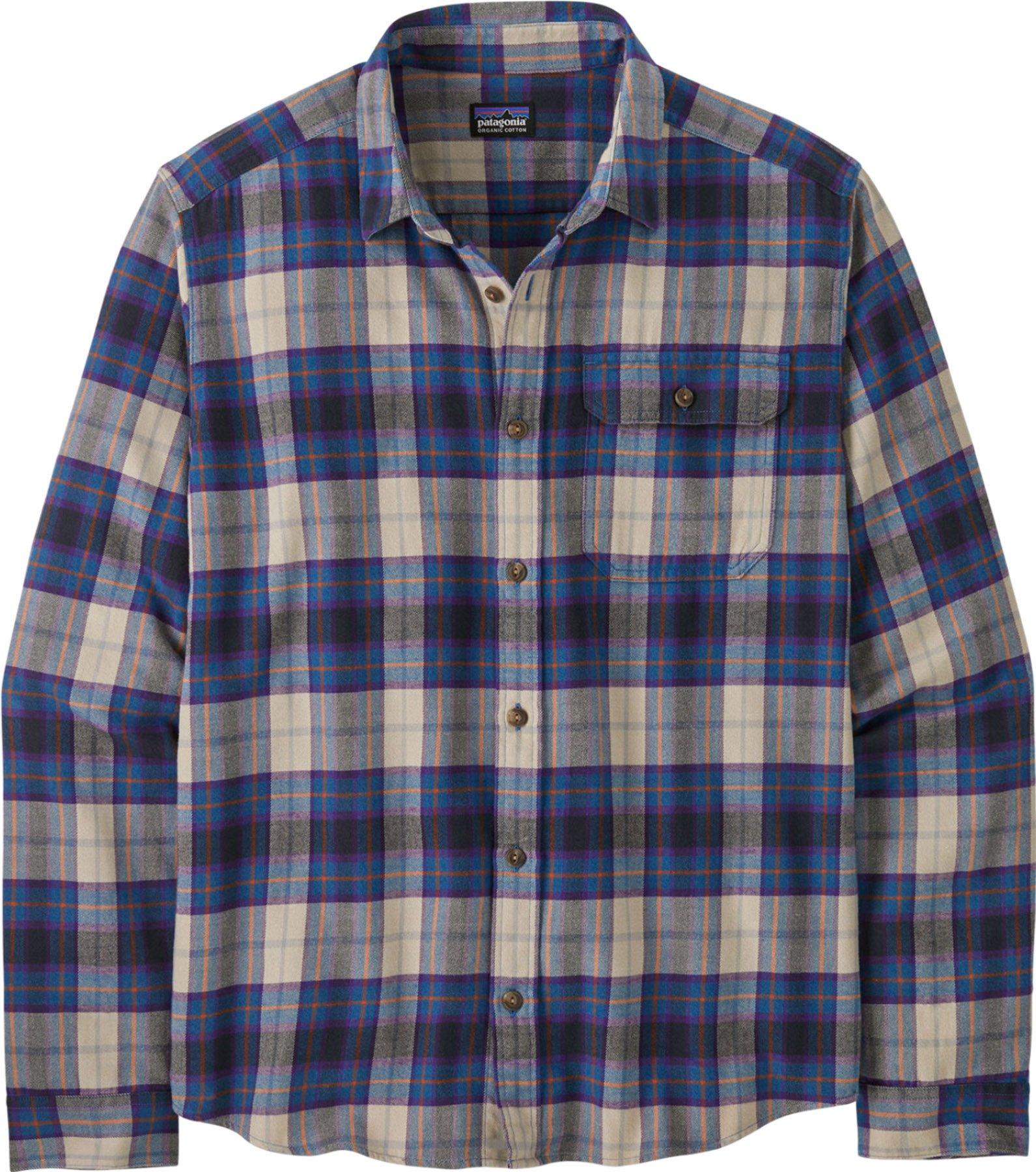 Product image for Cotton In Conversion Lightweight Long Sleeve Fjord Flannel Shirt - Men's