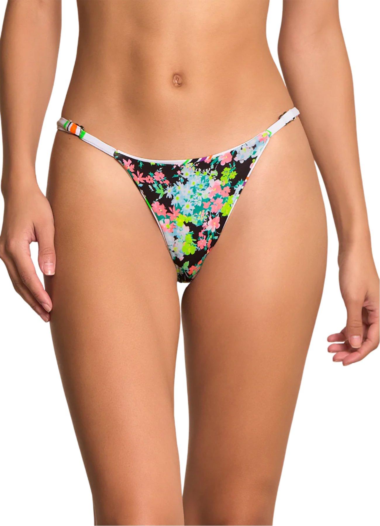 Numéro de l'image de la galerie de produits 3 pour le produit Bas de bikini à bretelle unique Flash Pinstripe - Femme