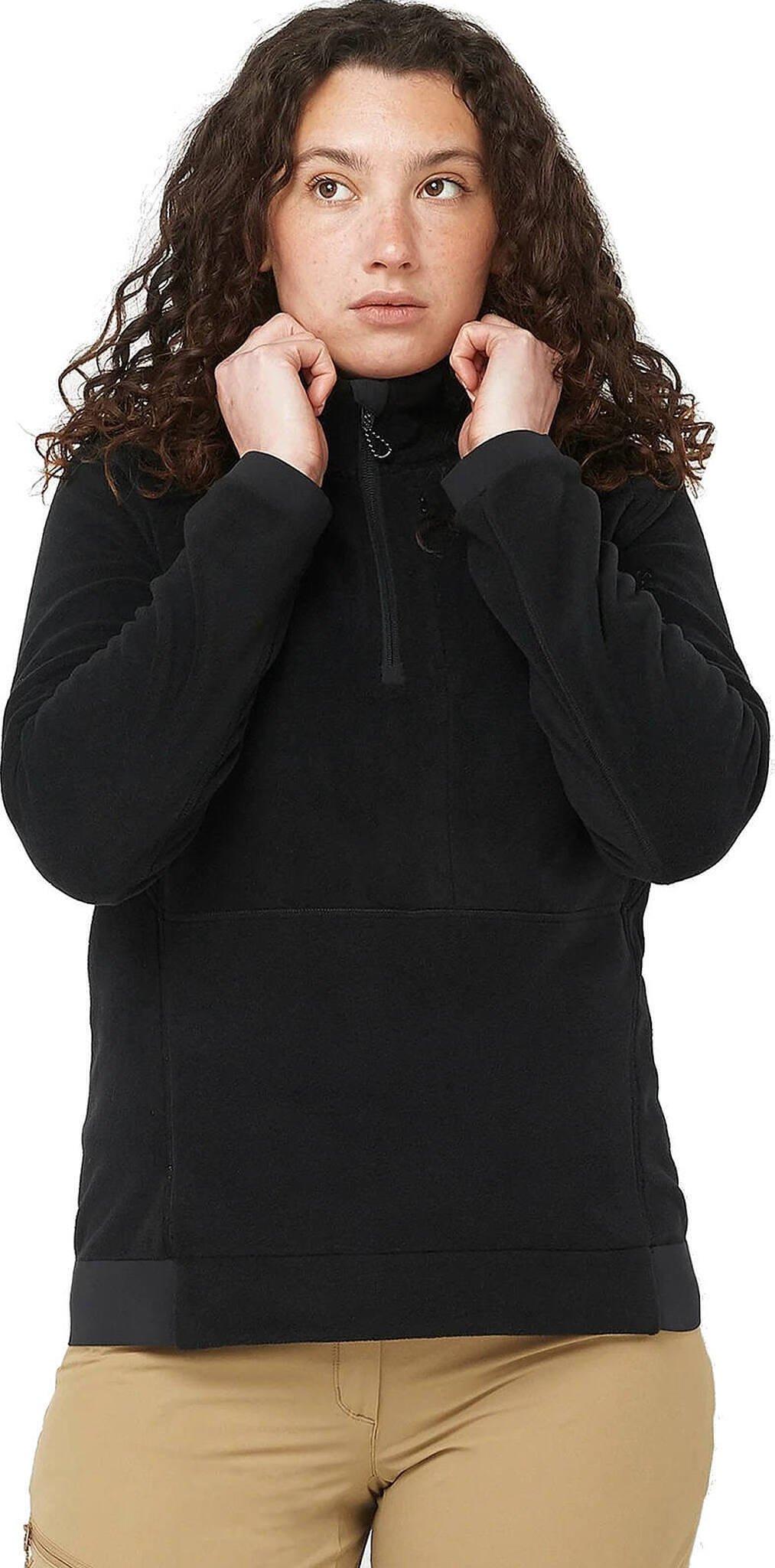 Numéro de l'image de la galerie de produits 3 pour le produit Manteau couche intermédiaire à demi-glissière Essential Micro Fleece - Femme