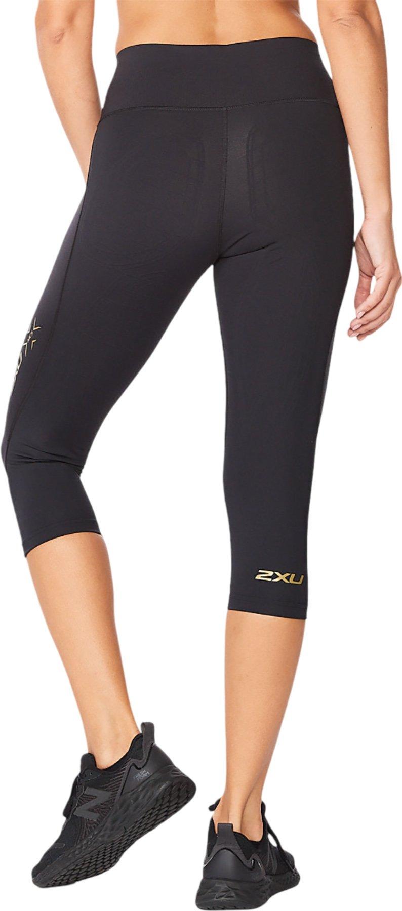 Product gallery image number 3 for product Force Mid-Rise Compression 3/4 Tights - Women's