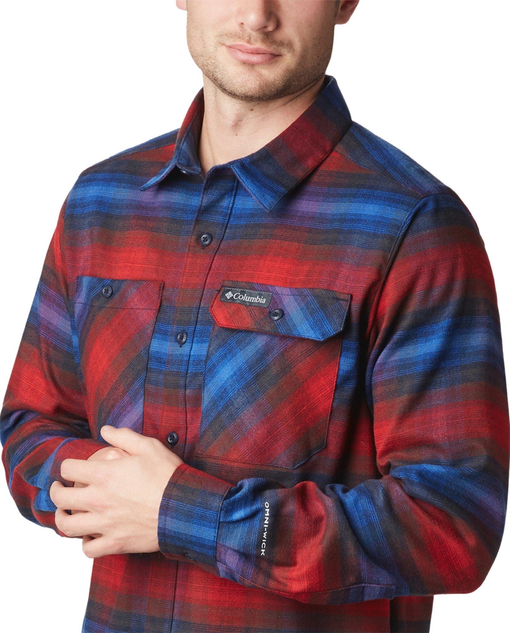 Product gallery image number 3 for product Outdoor Elements Stretch Flannel Shirt Big Size - Men's