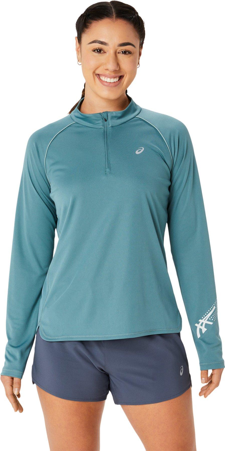 Product image for Icon 1/2 Zip Long Sleeve Running Top - Women's 