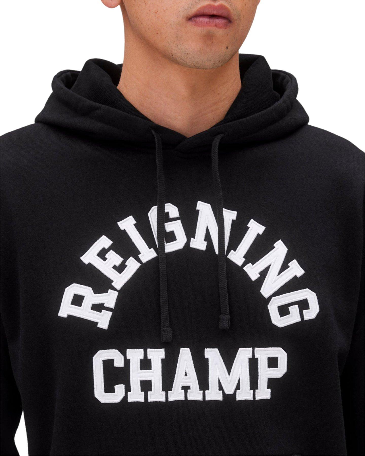 Product gallery image number 6 for product Midweight Terry Arch Logo Hoodie - Men's