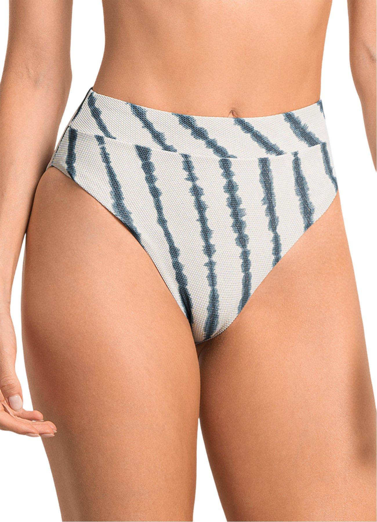 Product gallery image number 1 for product Suzy Q Shibori High Rise/High Leg Bikini Bottom - Women's