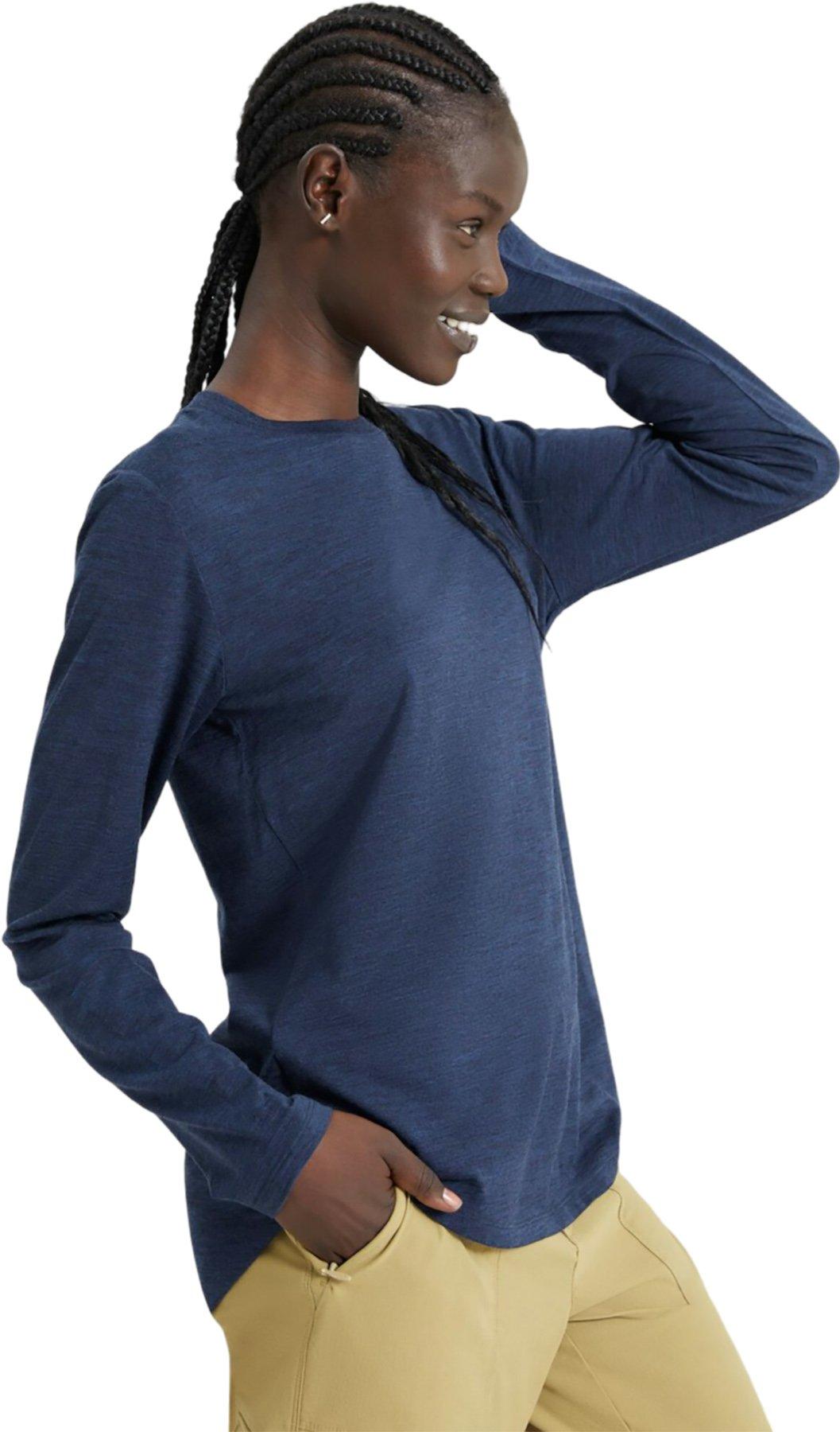 Product gallery image number 3 for product 100% Merino Long Sleeve Crew Top - Women's