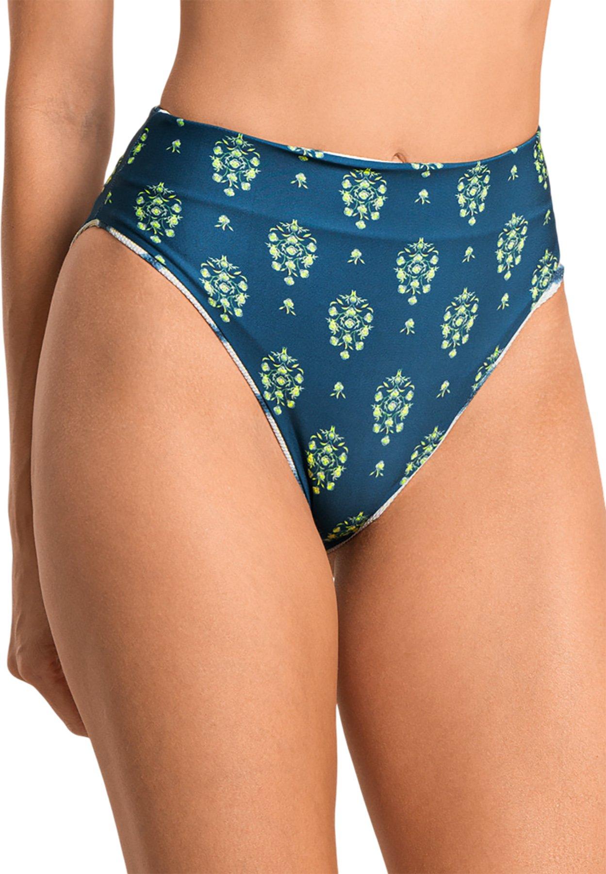 Product gallery image number 3 for product Suzy Q Shibori High Rise/High Leg Bikini Bottom - Women's