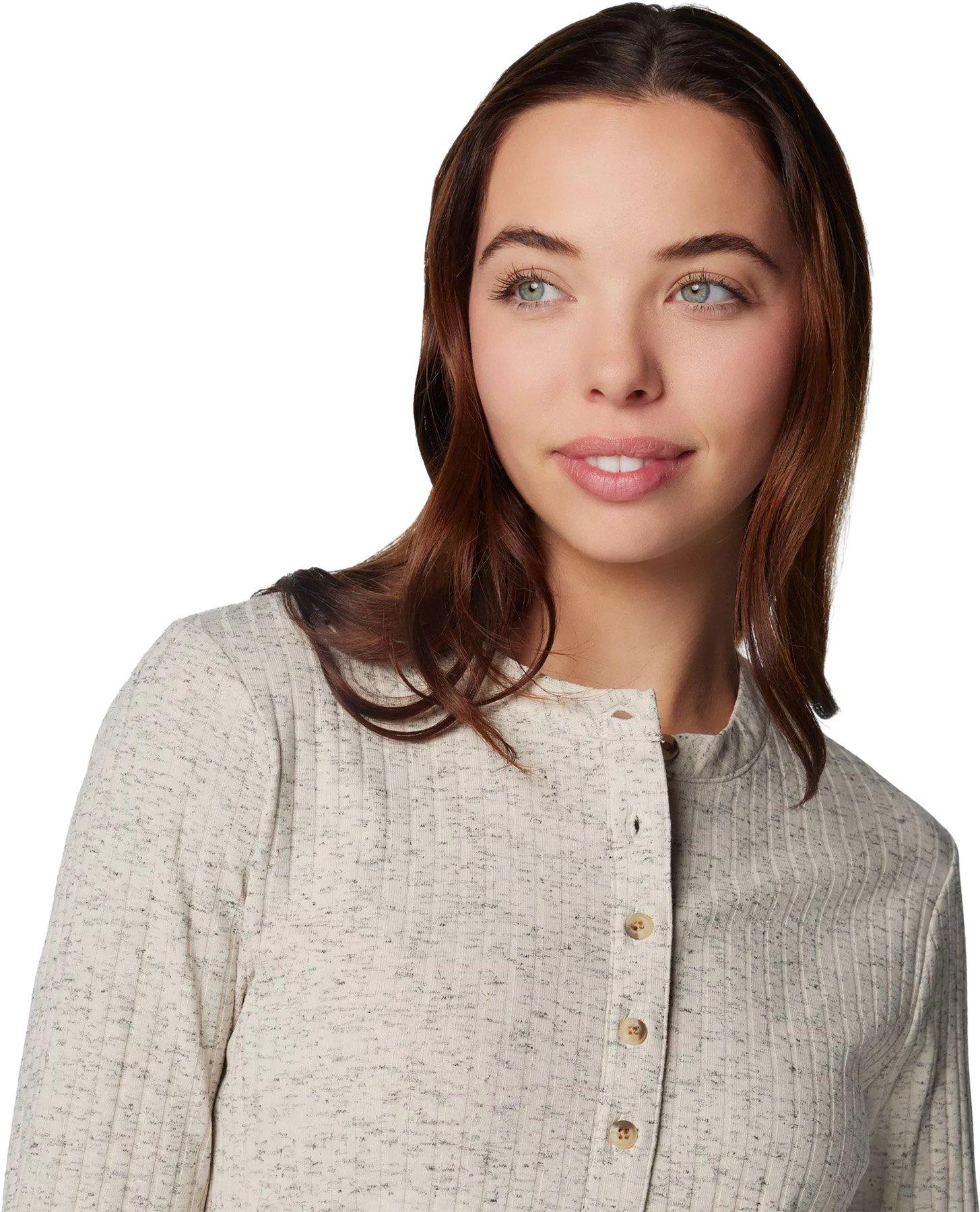 Product gallery image number 3 for product Brea Falls Long Sleeve Henley Shirt - Women's