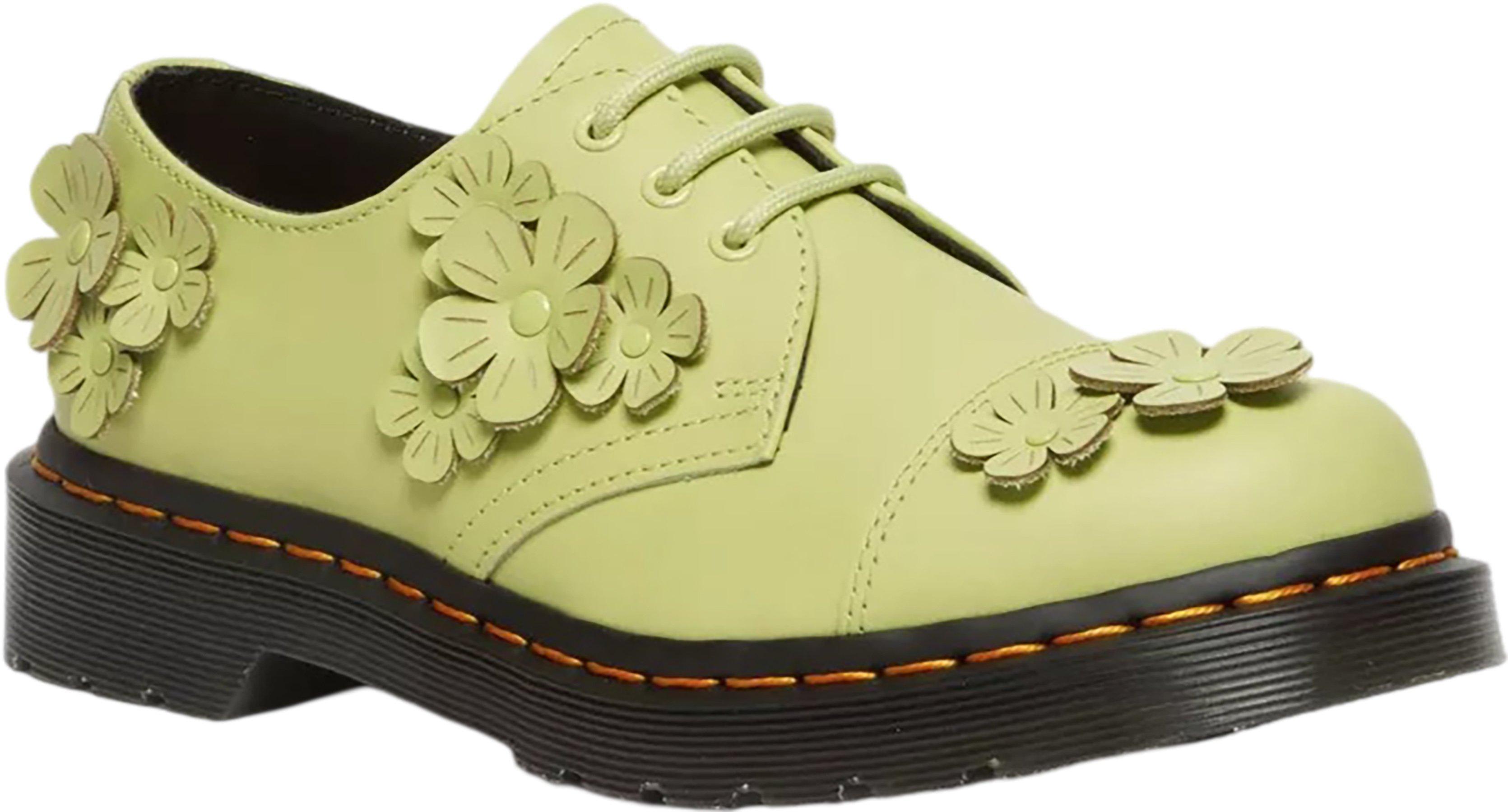 Product gallery image number 4 for product 1461 Flower Applique Leather Oxford Shoes - Women's