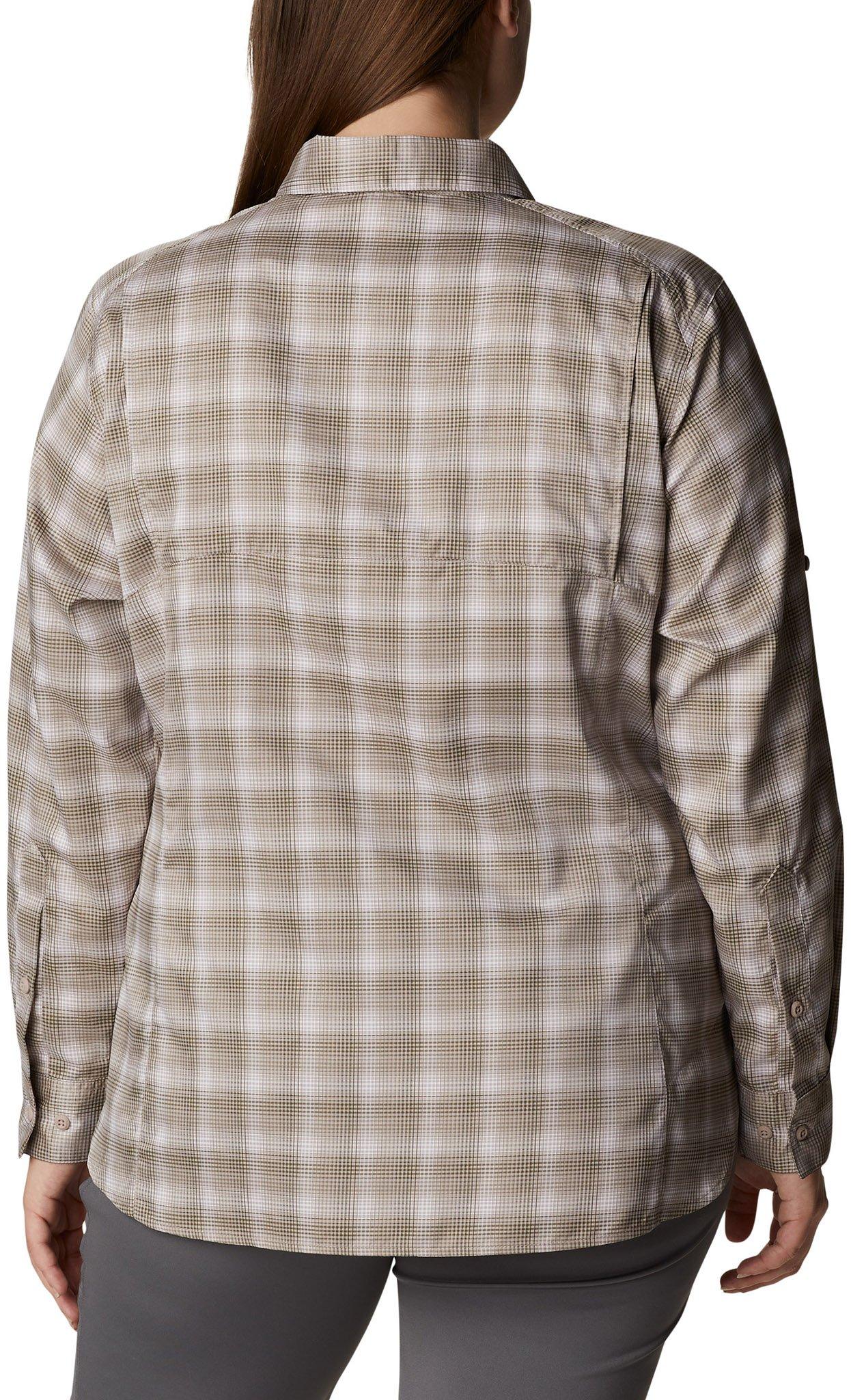 Product gallery image number 4 for product Silver Ridge Lite Plaid Long Sleeve Shirt Plus Size - Women's