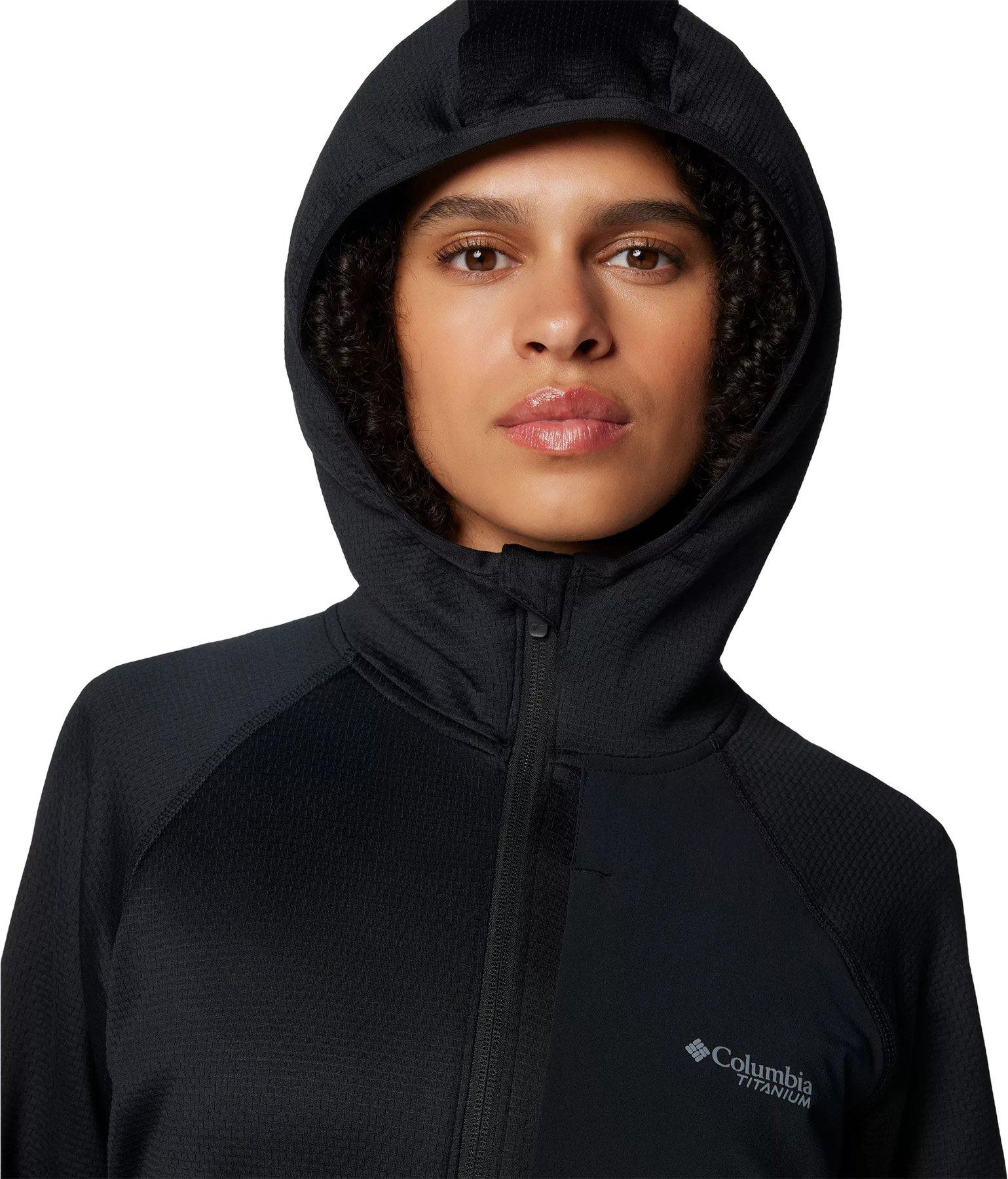 Product gallery image number 2 for product Triple Canyon Grid Fleece Hooded Full Zip Jacket - Women's