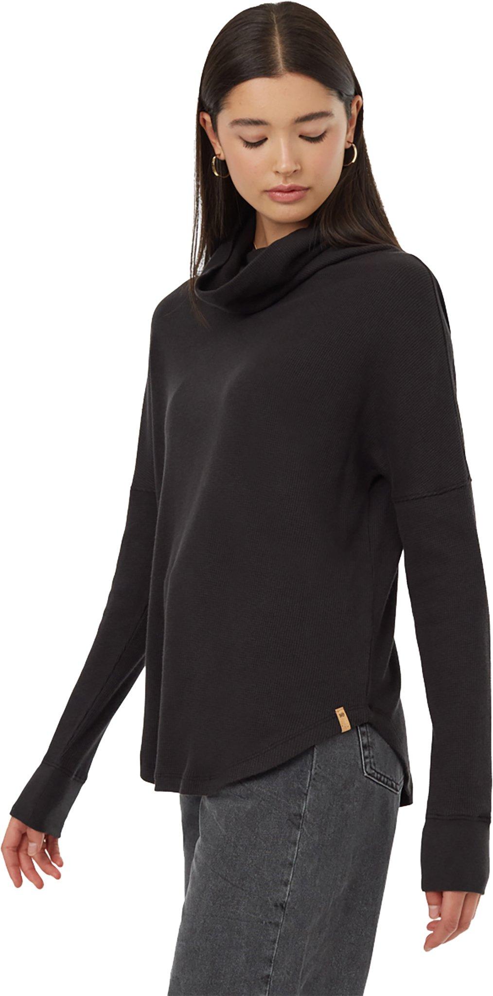 Product gallery image number 6 for product Treewaffle Turtleneck Longsleeve T-shirt - Women's