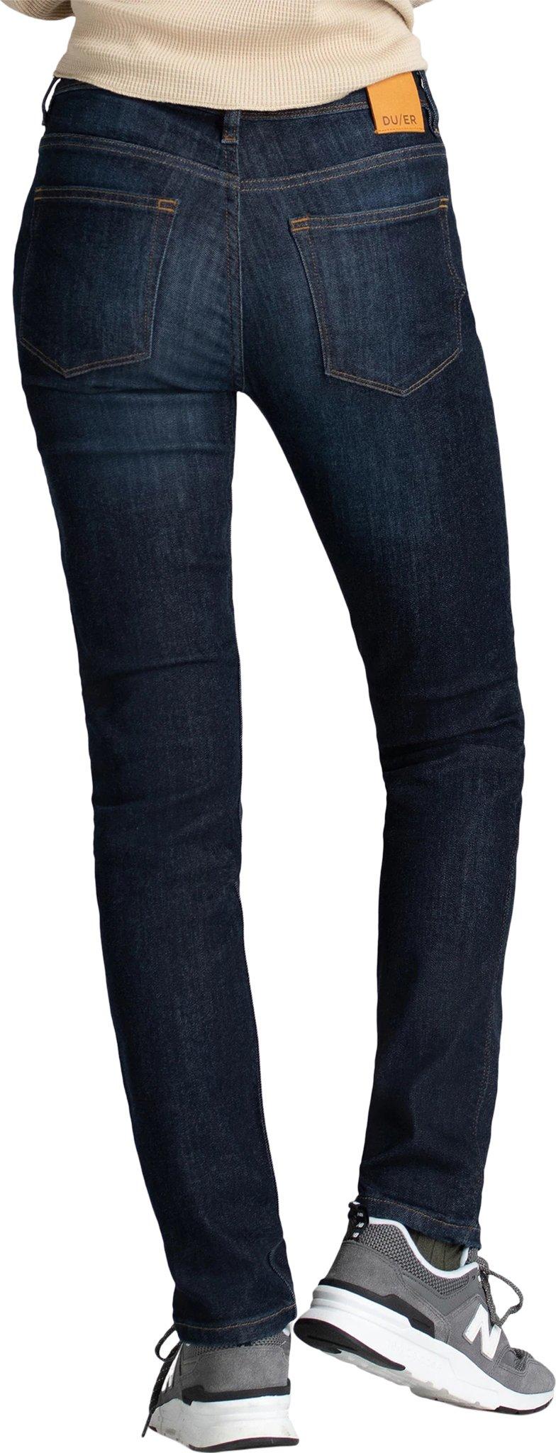 Product gallery image number 4 for product Performance Denim Slim Straight Jeans - Women's