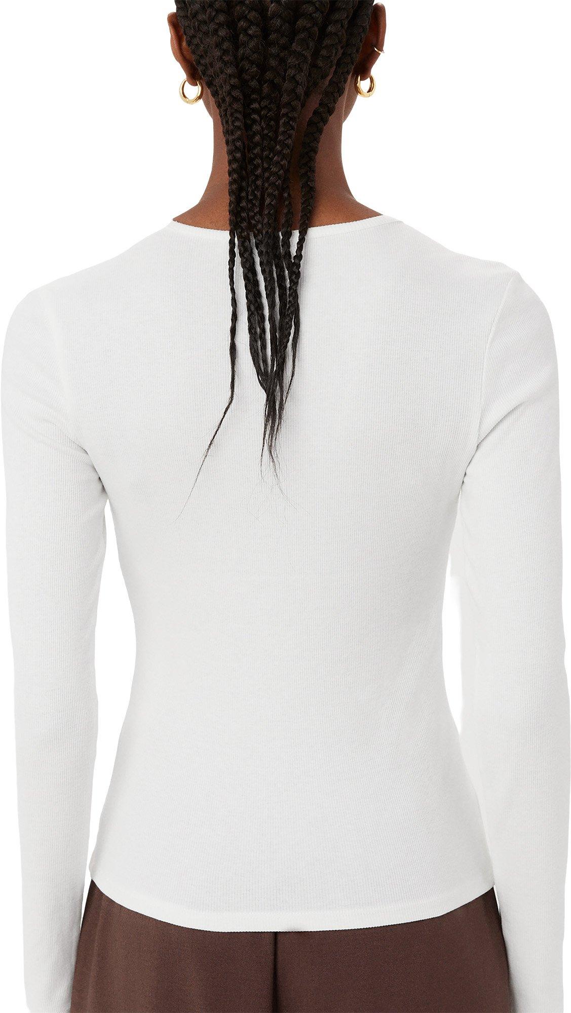 Product gallery image number 4 for product Long Sleeve Slim Fit Rib Top - Women's