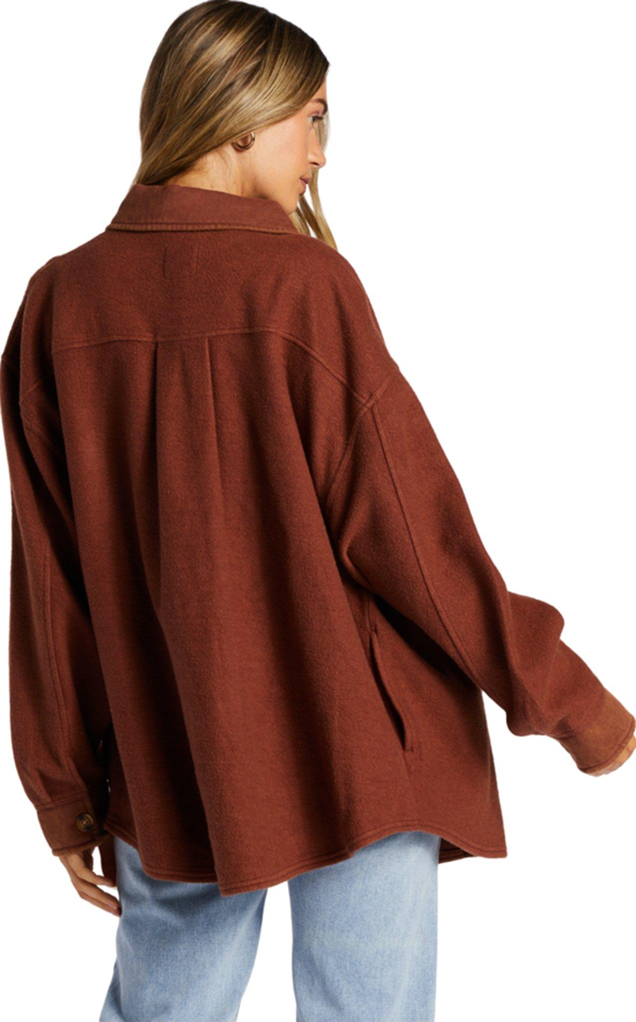 Product gallery image number 3 for product Anytime Shacket Oversized Button-Through Shacket - Women's