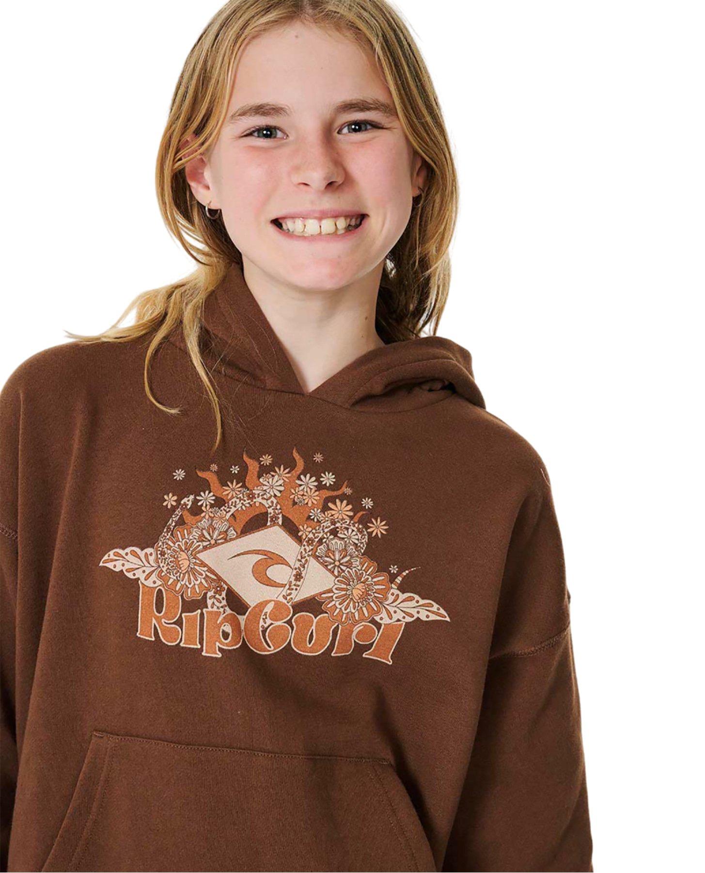 Product gallery image number 2 for product Sun Catcher Hooded Fleece Sweatshirt - Girls