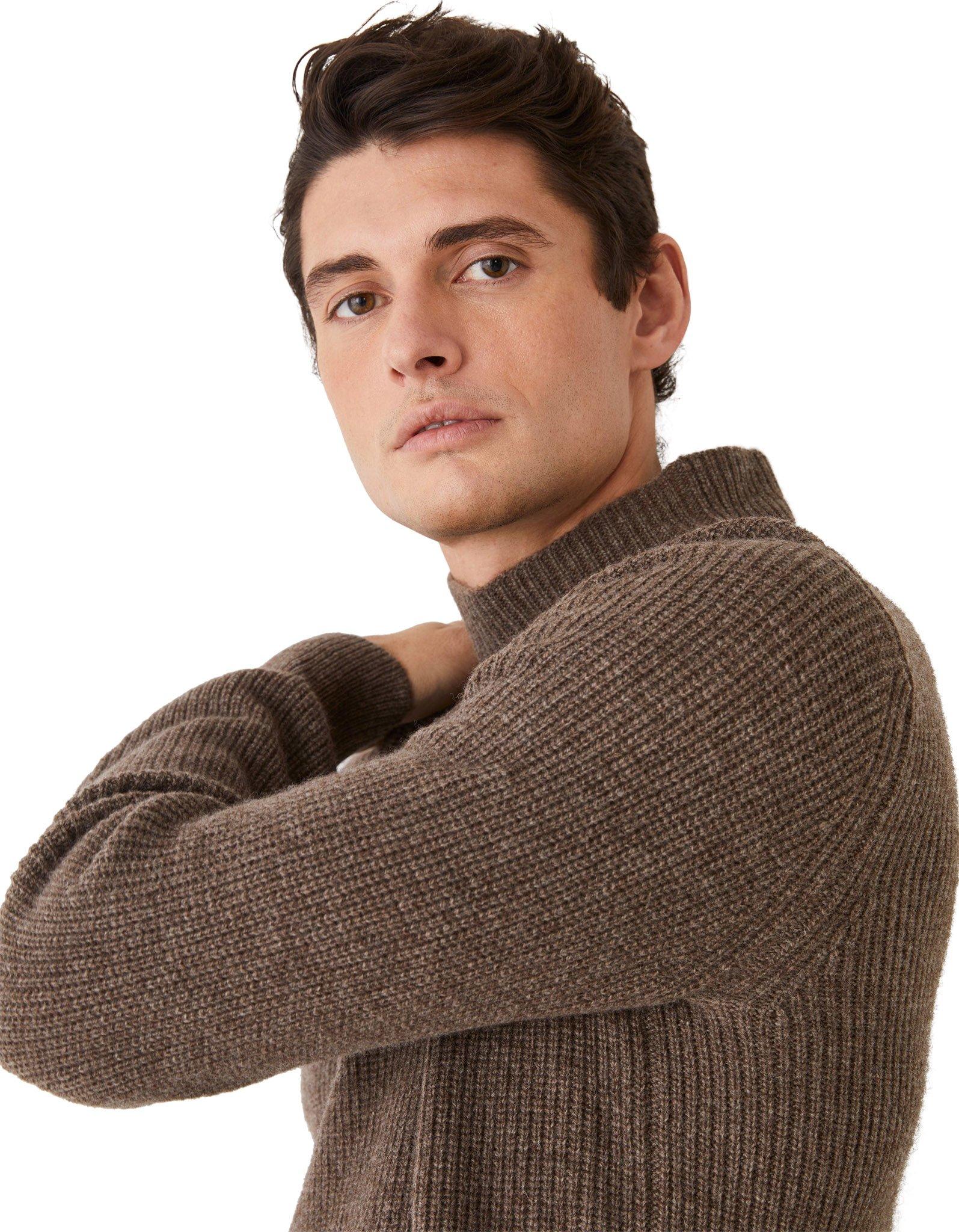 Product gallery image number 4 for product Yak Wool Mockneck Sweater - Men's