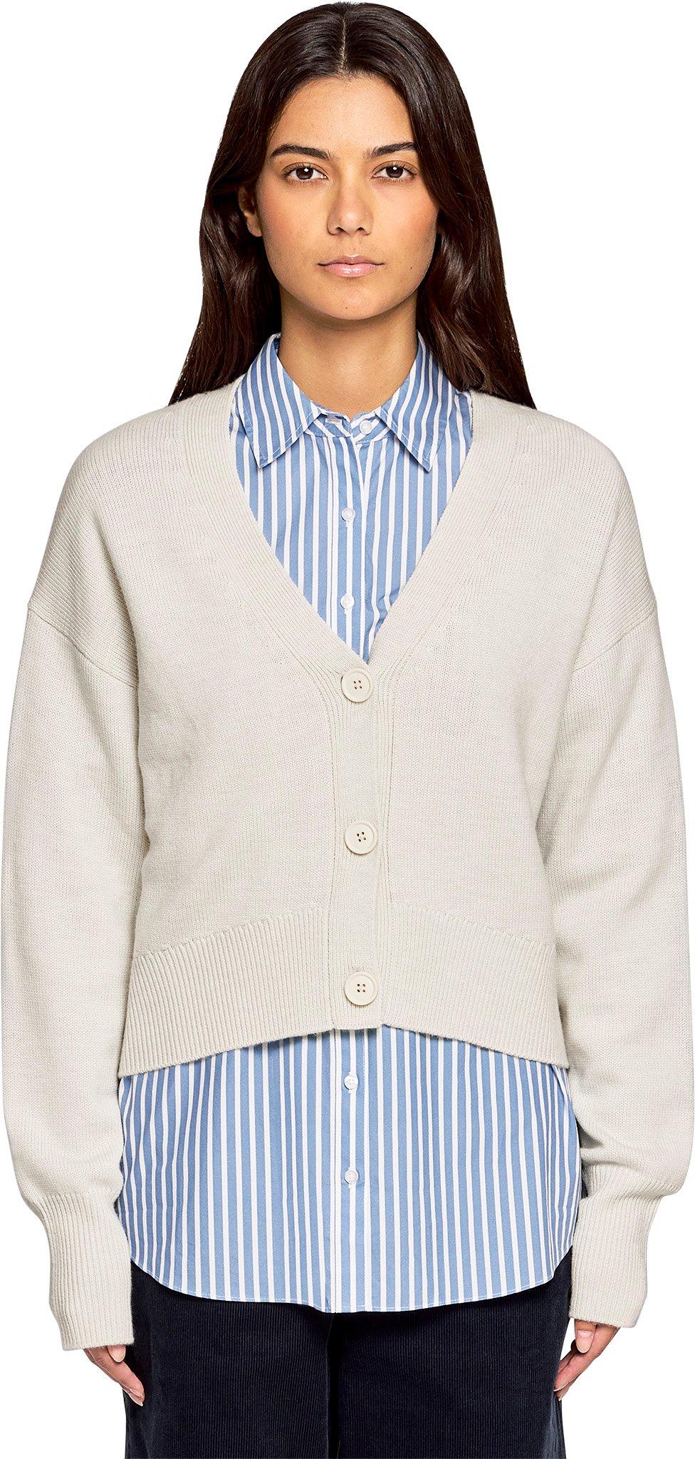 Numéro de l'image de la galerie de produits 5 pour le produit Cardigan mi-épais en mérinos Melrose - Femme