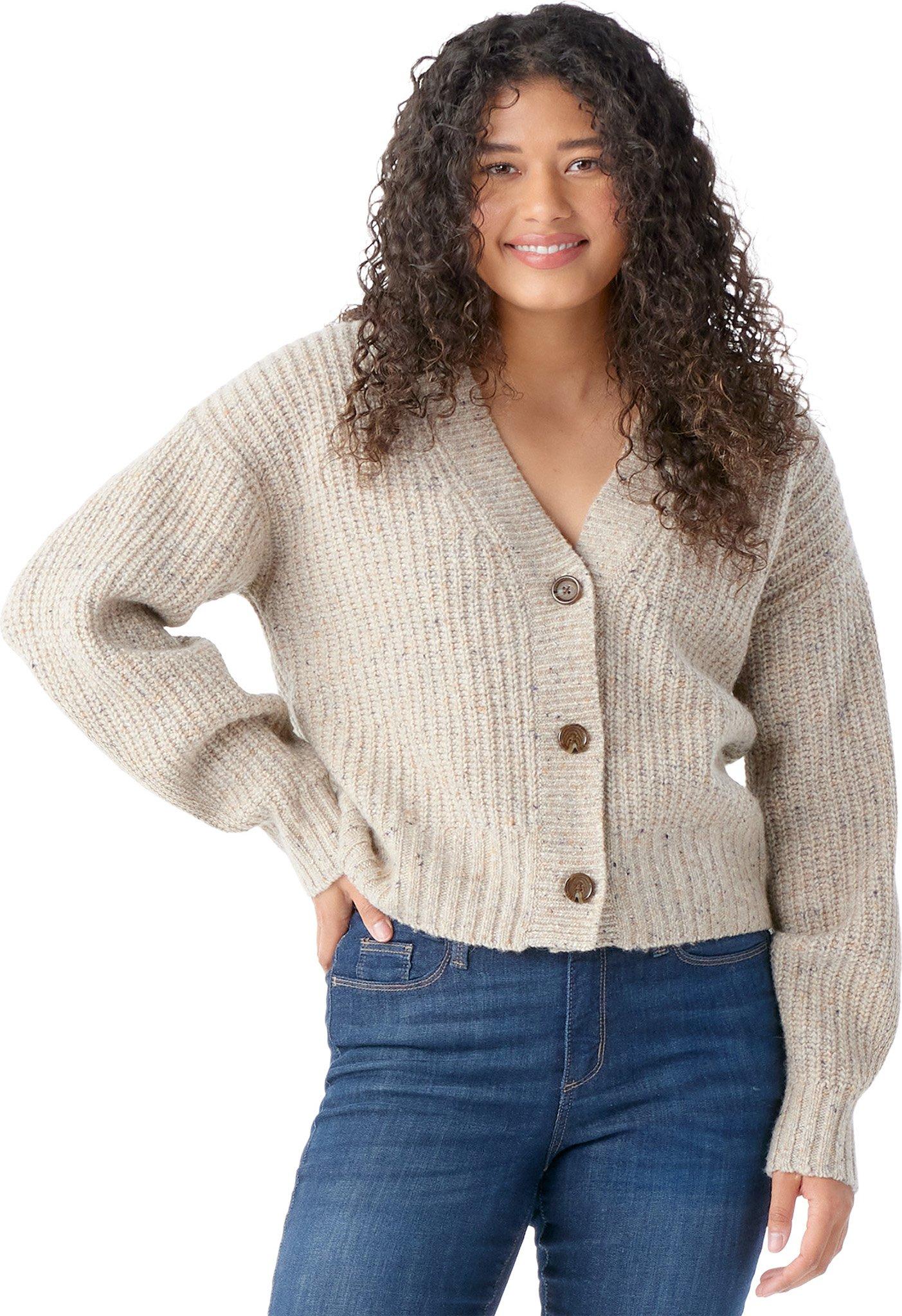 Product gallery image number 5 for product Cozy Lodge Cropped Cardigan Sweater - Women’s