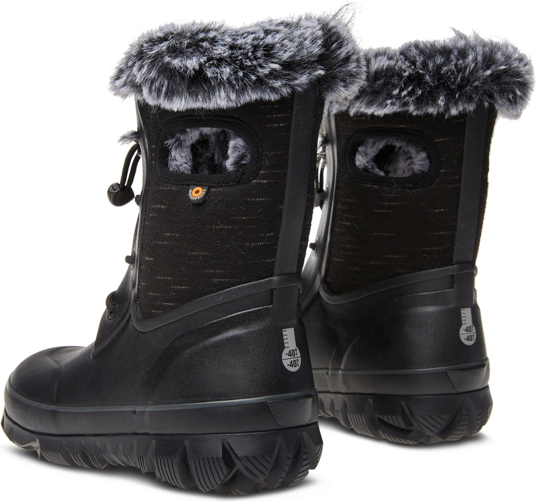 Product gallery image number 6 for product Arcata II Cozy Plaid Winter Boots - Kids